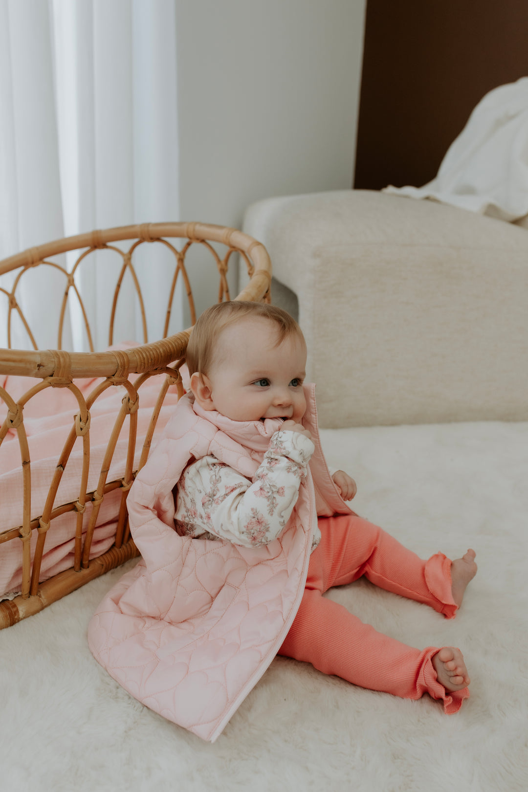 Rose Ribbed Leggings
