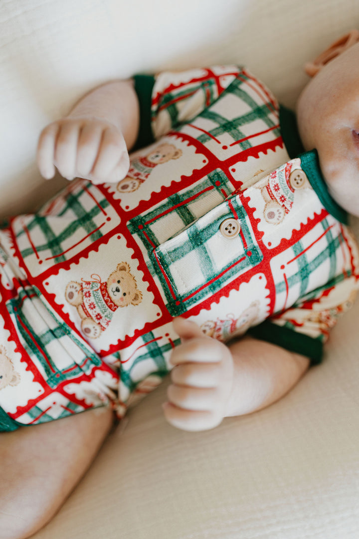 Christmas Teddy | Bamboo Bodysuit