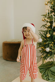 Shortalls | Peppermint Stripe