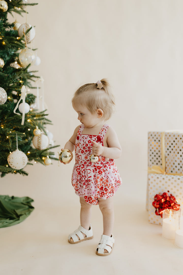 Sugarplum Floral Romper