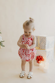 Sugarplum Floral Romper