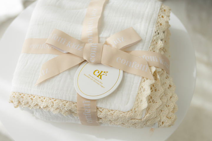 Classic Muslin Blanket | White