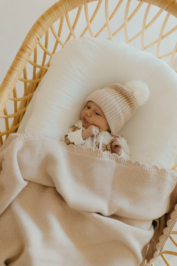 Baby Knit Beanie | Biscotti
