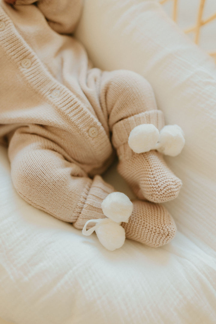 Classic Knit Romper | Biscotti