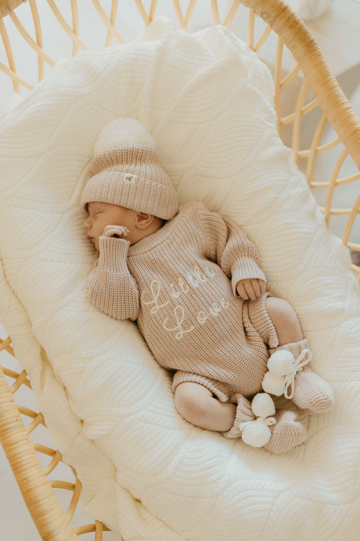 Little Love Knit Romper | Biscotti