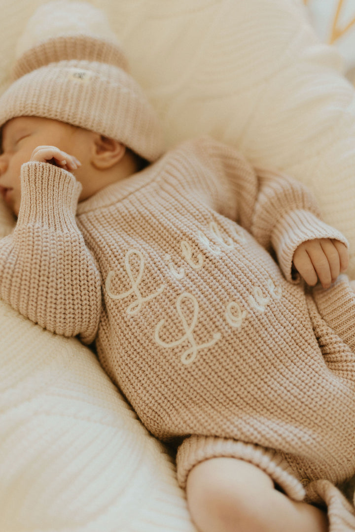Little Love Knit Romper | Biscotti