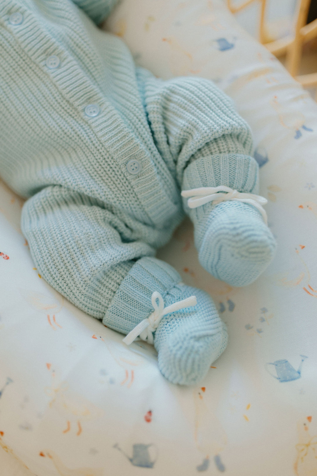 Chunky Knit Romper | Traditional Blue