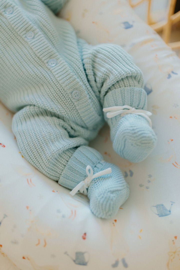 Chunky Knit Romper | Traditional Blue