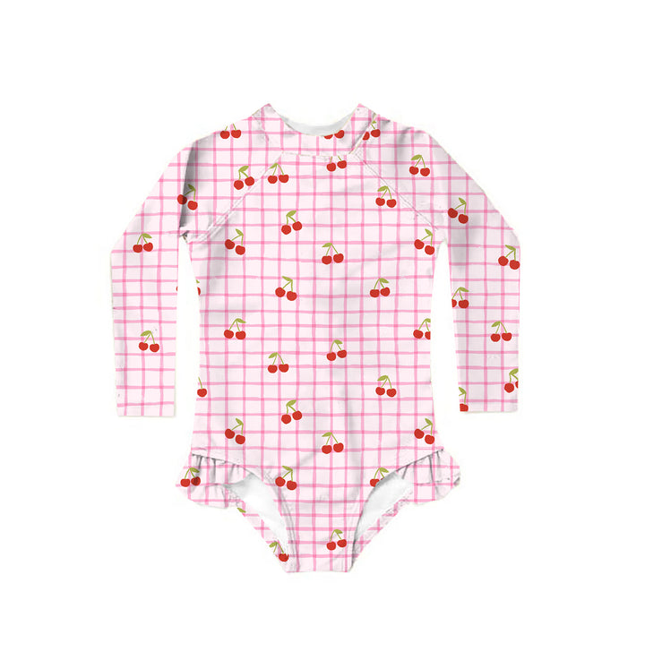 Girls Swimsuit | Cherry Bloom