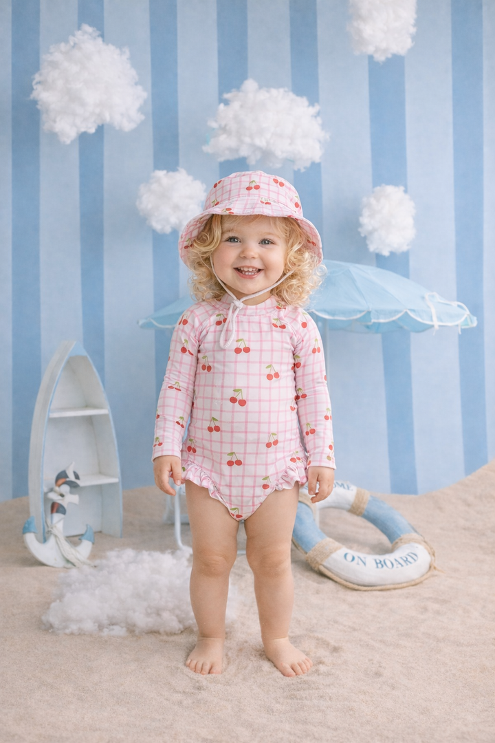 Girls Swimsuit | Cherry Bloom