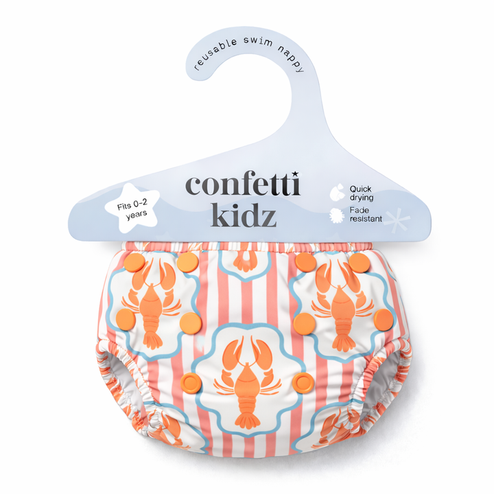 Reusable Swim Nappy | Coral Cray