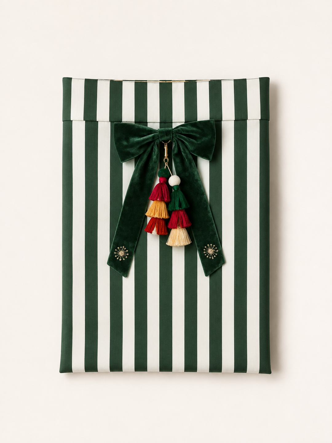 Heirloom Santa Sack | Evergreen Stripe