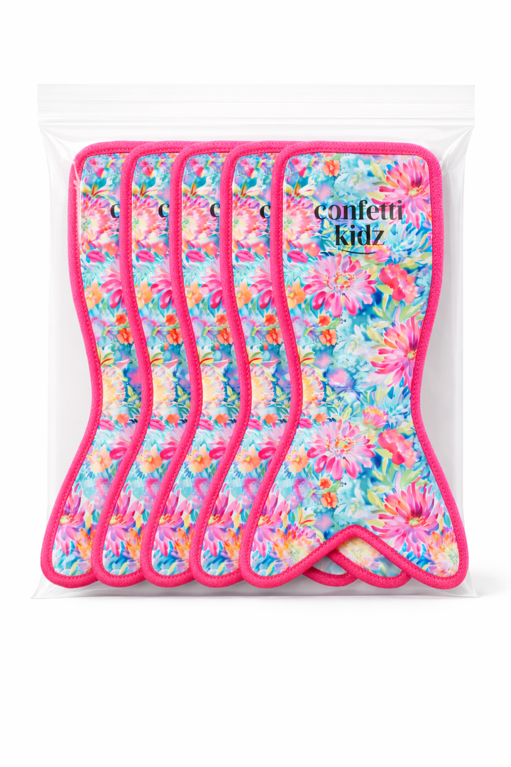 Mermaid Ice Block Sleeves - Garden Glow (Pack of 5)