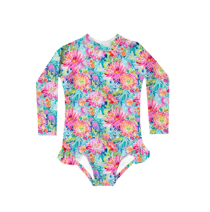Girls Swimsuit | Garden Glow