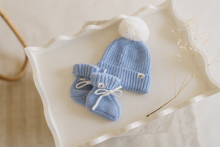 Baby Knit Beanie | Ocean