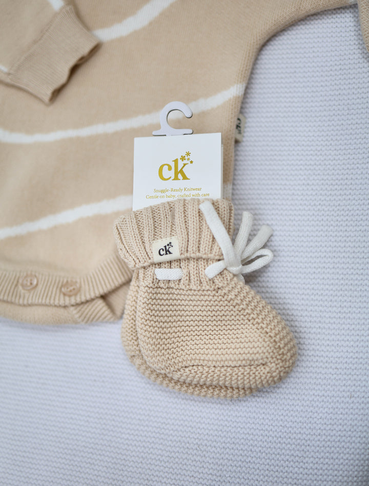 Baby Knit Beanie | Sand