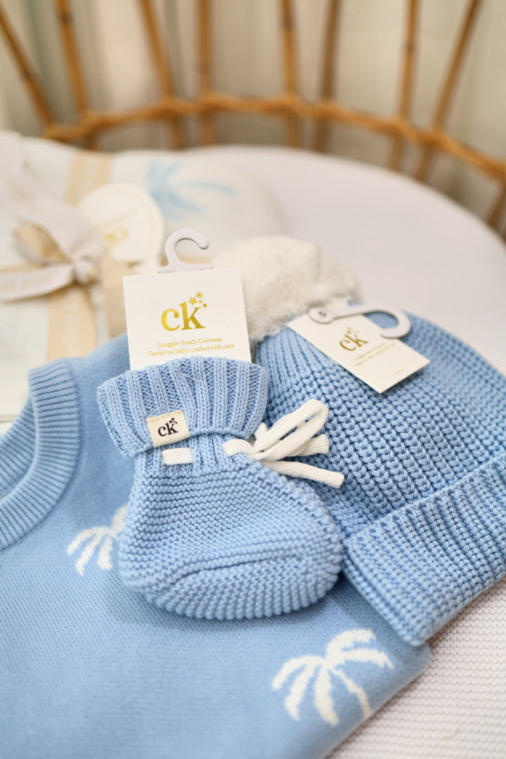 Baby Knit Beanie | Ocean