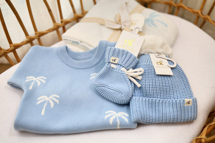Baby Knit Beanie | Ocean