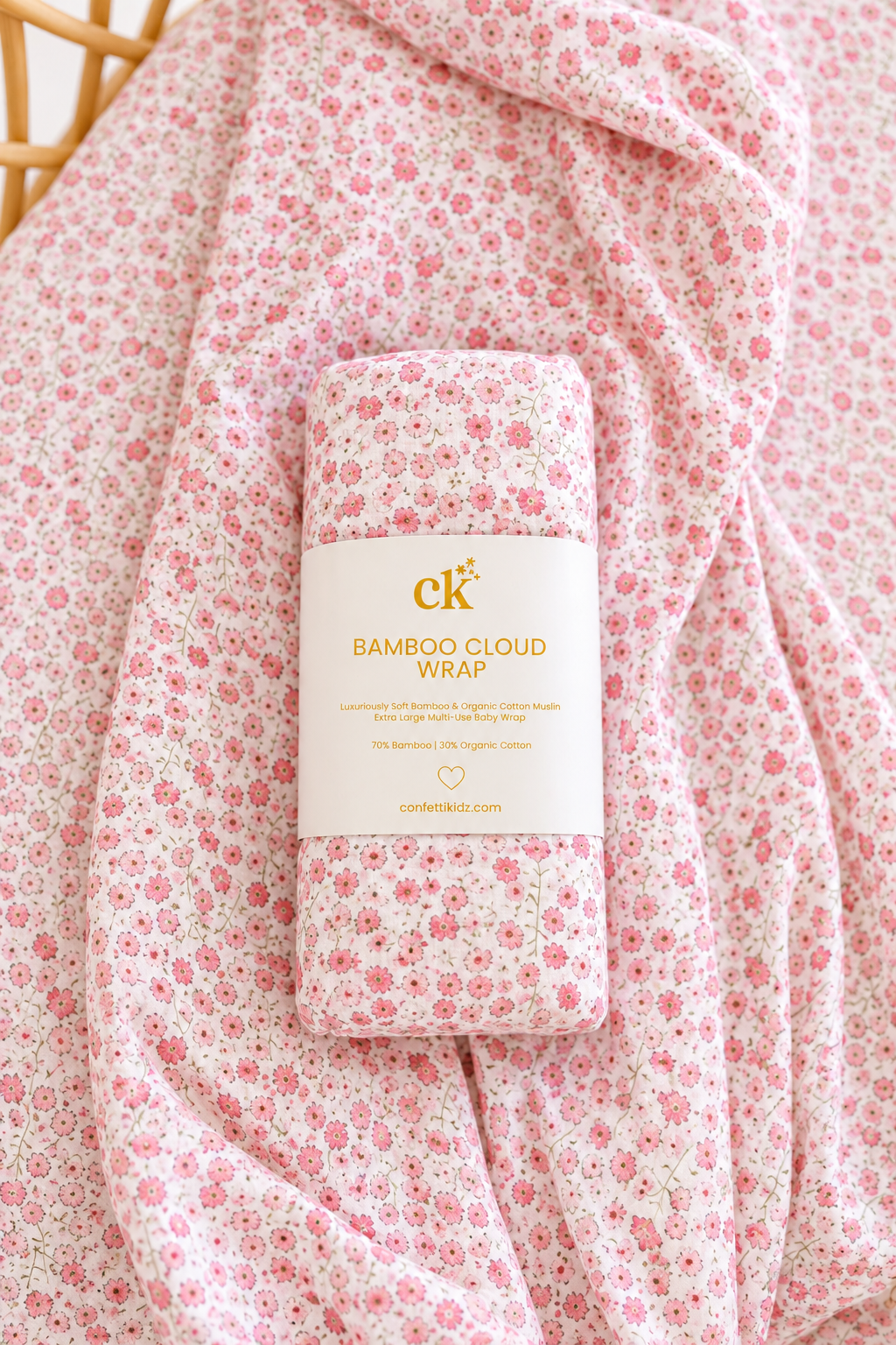 Seashell Bloom | Bamboo Cloud Wrap