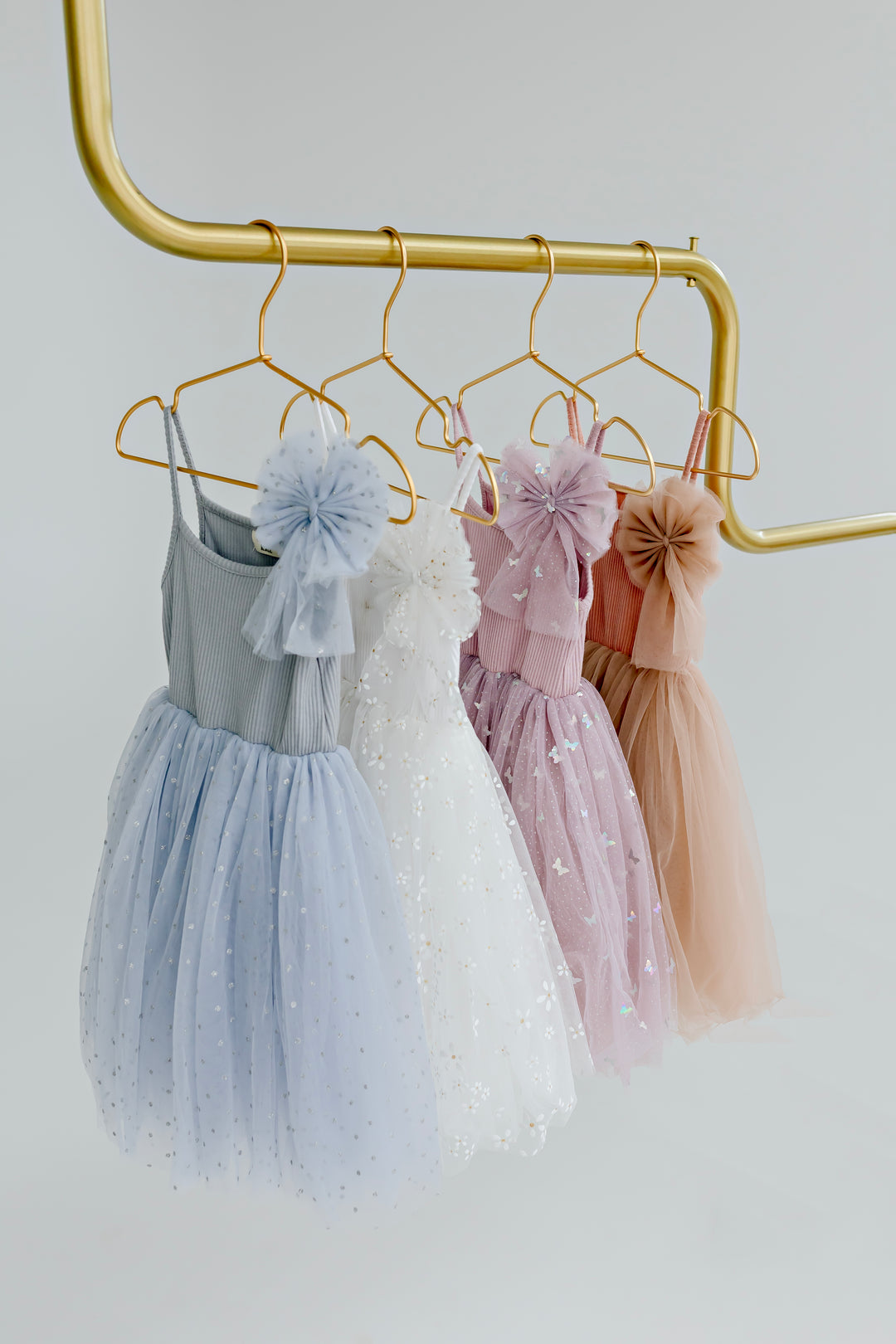 Large Tulle Sailor Bow - Mauve Butterflies