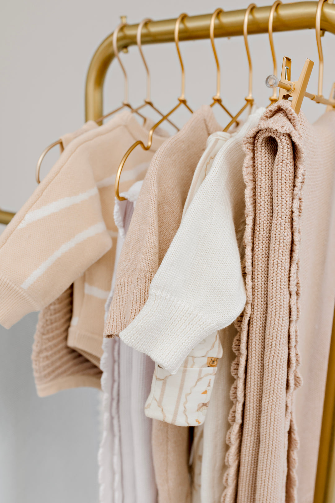 Tide Stripe Knit Romper | Sand
