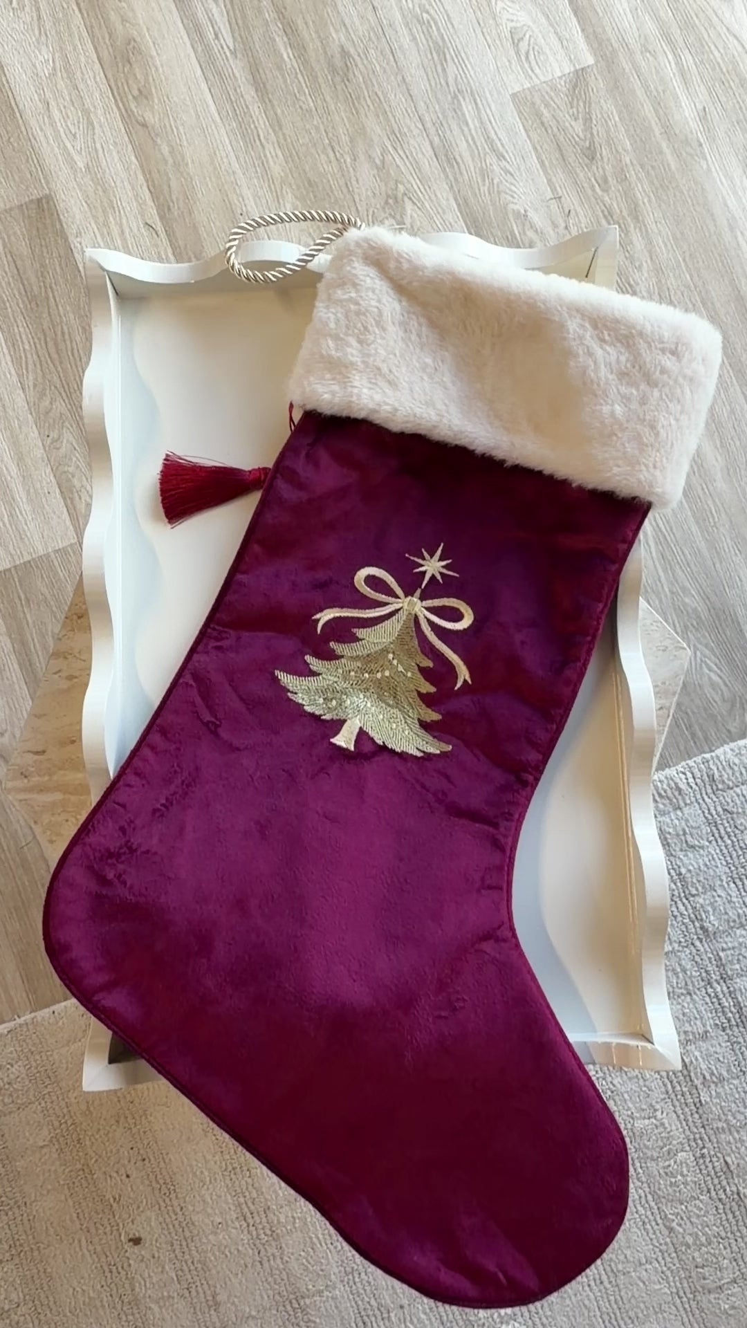 Heirloom Stocking | Enchanted Tree