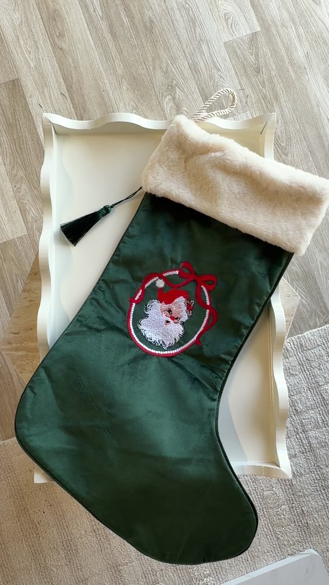 Heirloom Stocking | Vintage Santa